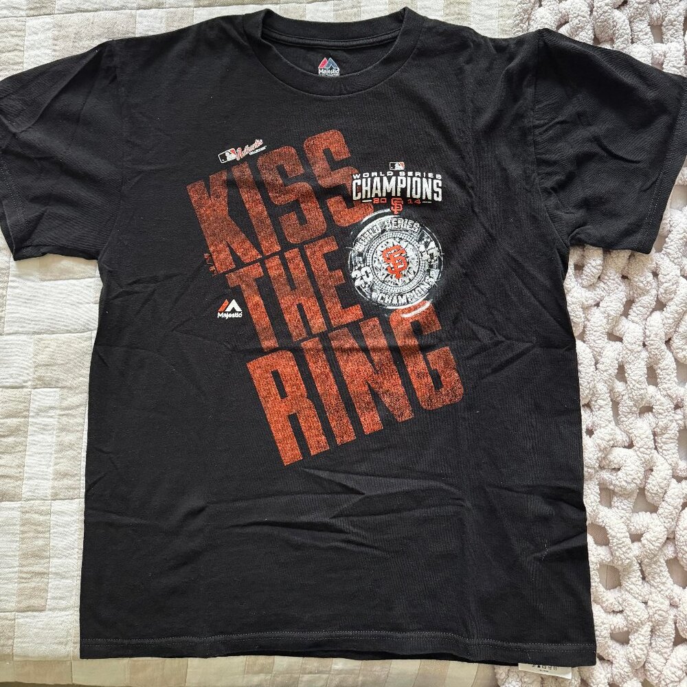 SF San Francisco Giants Kiss the Ring World Series Champions 2014